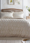 Appletree Elysia Luxury Woven Jacquard Bedspread, Champagne