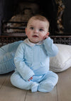 Emile Et Rose Baby Boy Malcolm Babygrow and Hat, Blue