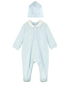 Emile Et Rose Baby Boy Malcolm Babygrow and Hat, Blue