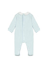 Emile Et Rose Baby Boy Malcolm Babygrow and Hat, Blue