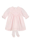 Emile Et Rose Baby Girl Elsa Dress and Tights, Pink