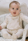 Emile et Rose Baby Jesse Babygrow and Hat, Beige