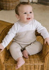 Emile Et Rose Baby Boy Kenzie All In One Suit, Beige