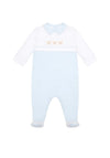 Emile Et Rose Boy Jasper Babygrow and Hat, Blue