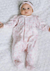 Emile et Rose Girl Joanne Floral Babygrow, Pink