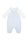 Emile et Rose Boy Jude Dungaree Romper, Blue