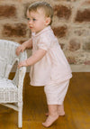 Emile et Rose Girl Judy Top and Short Set, Pink