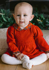 Emile et Rose Kesia Knit Dress and Tights, Red
