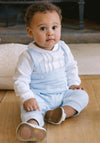 Emile et Rose Baby Boy Kingsley Dungaree, Blue