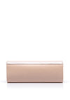 Emis Leather Pearlesent Brooch Clutch Bag, Pearl Pink
