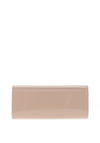Emis Crosshatch Shimmer Clutch Bag, Pearl Pink