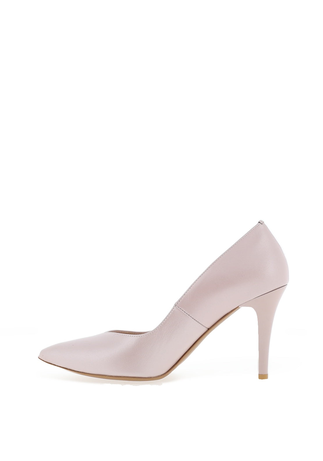 Emis Shimmer Pointed Toe Stiletto Heels, Pearl Pink