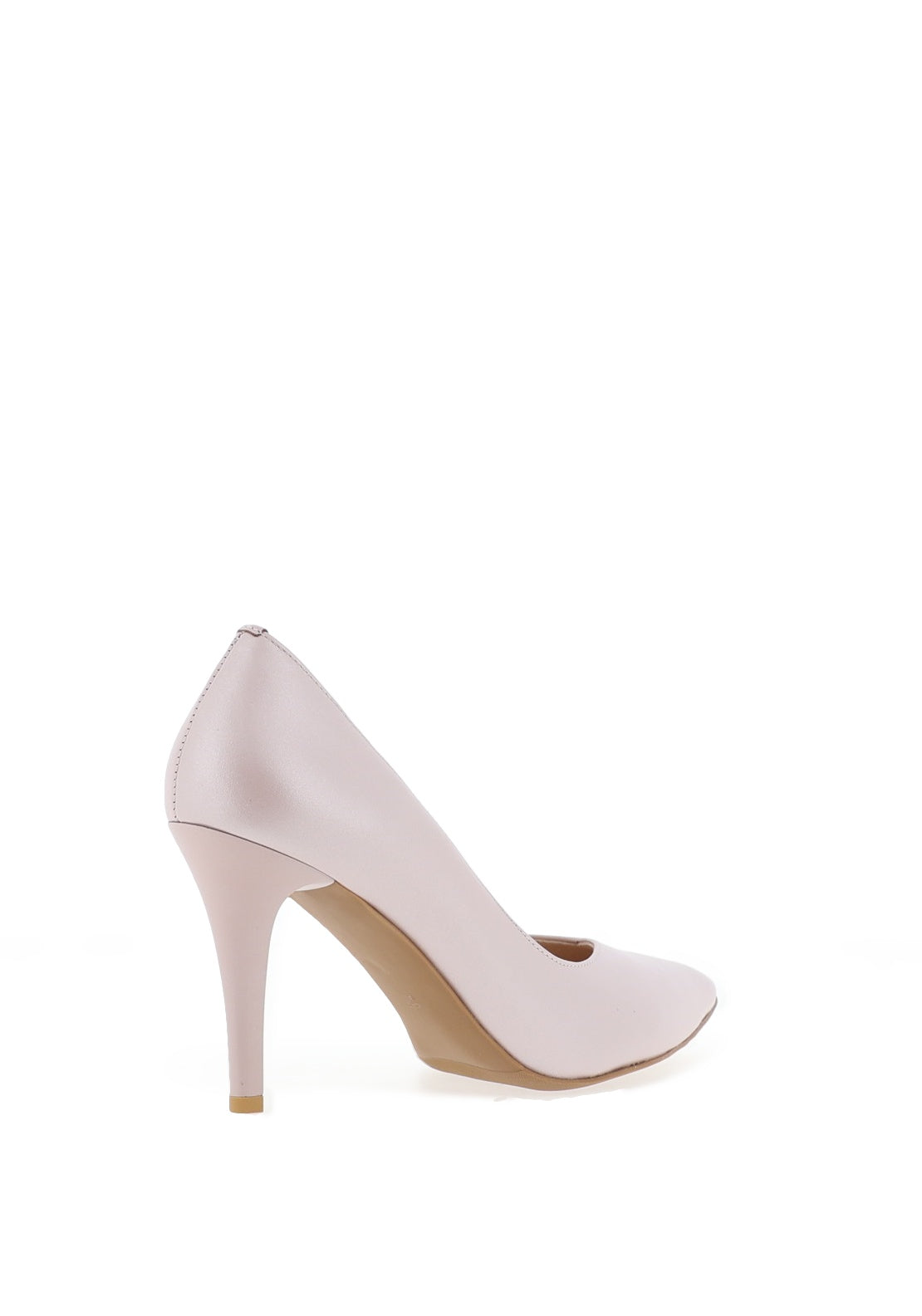 Emis Shimmer Pointed Toe Stiletto Heels, Pearl Pink