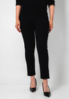 Anamor Fleece Lined Skinny Trousers, Black