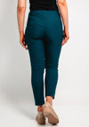 Anamor Fleece Lined Skinny Trousers, Teal