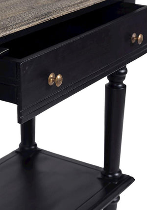 Fern Cottage End Table with Drawer