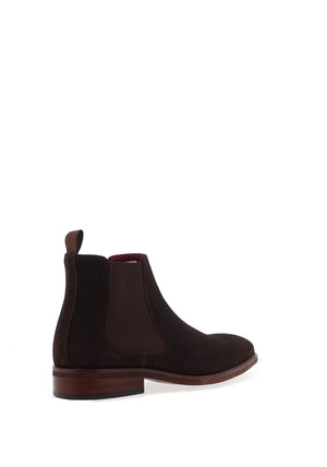 Escape Men’s Arkle Nubuck Leather Chelsea Boots, Mahogany