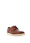 Escape Burmese Casual Laced Shoes, Brandy