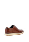 Escape Burmese Casual Laced Shoes, Brandy