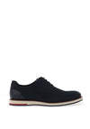 Escape Lucky Vega Nubuck Casual Laced Shoes, Marine