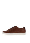 Escape Ruffian Leather Trainer, Brandy
