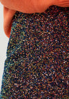 Esqualo Sequin Midi Pencil Skirt, Multicoloured