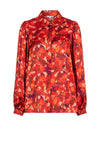 Esqualo Floral Printed Blouse, Red