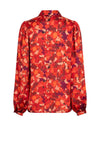 Esqualo Floral Printed Blouse, Red