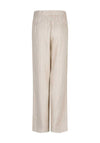 Esqualo Pinstripe Linen Trousers, Beige