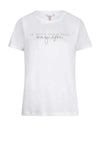 Esqualo Embroidered Short Sleeve T Shirt, White