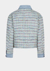 Esqualo Tweed Style Jacket, Blue