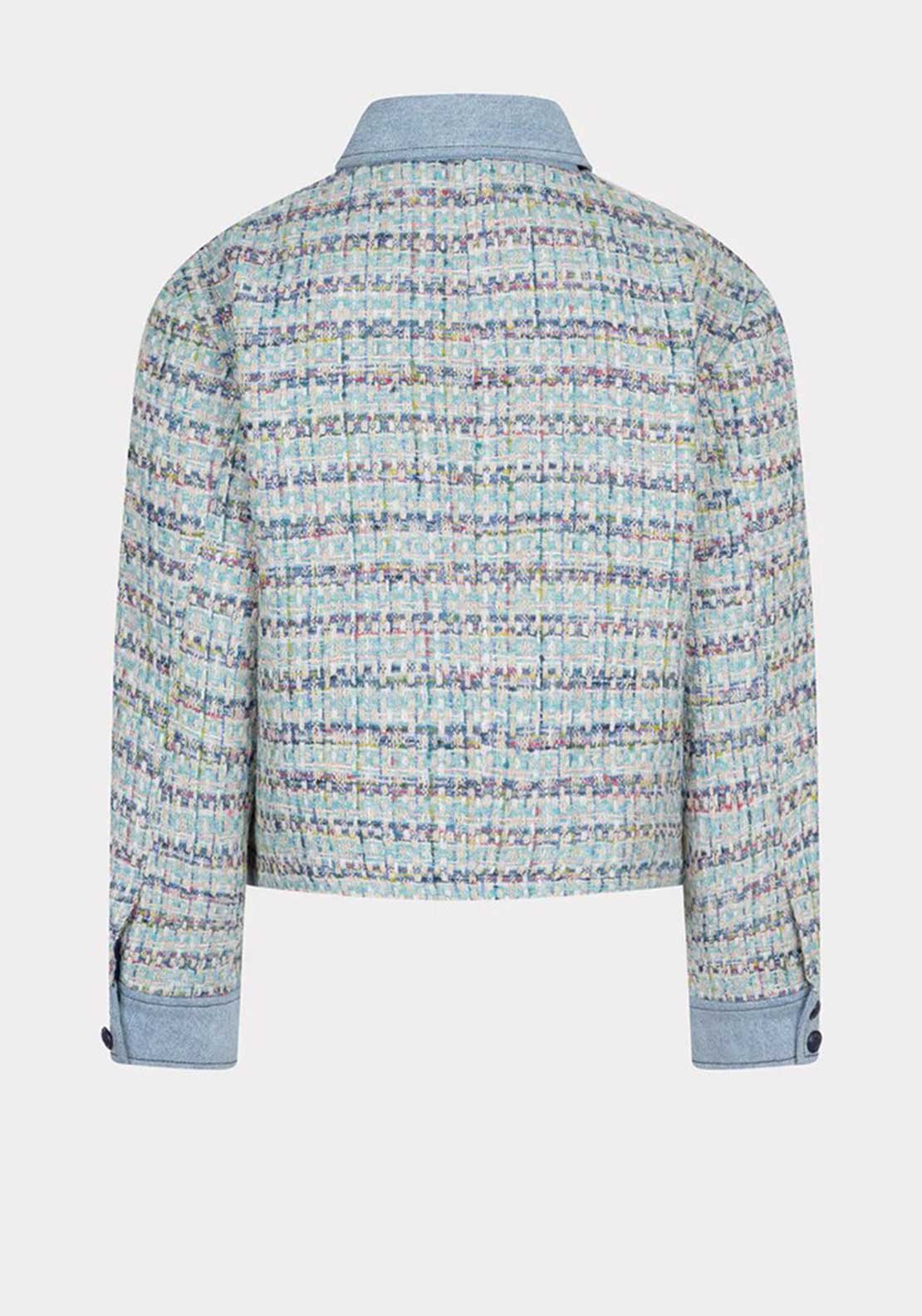 Esqualo Tweed Style Jacket, Blue