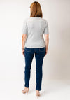 ESQUALO TOP RIB S/SLVE STUDS