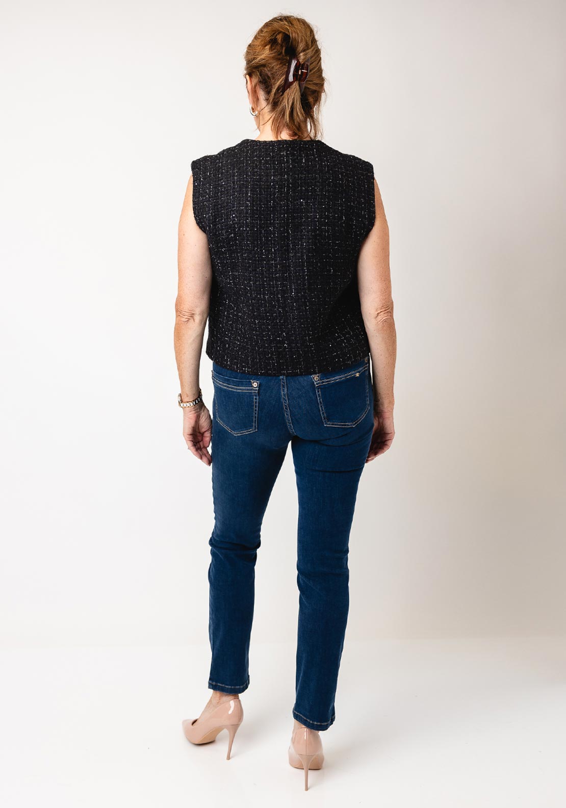 ESQUALO GILET TWEED