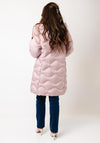 Etage Hooded Quilted Puffer Coat, Pink
