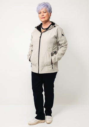 Etage Hooded Softshell Scoat, Beige