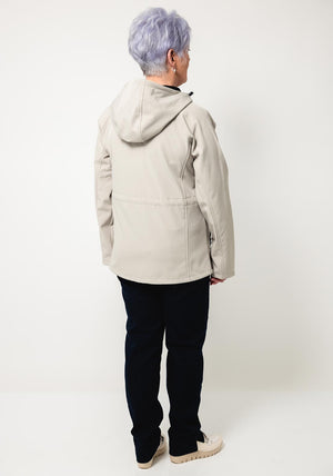 Etage Hooded Softshell Scoat, Beige