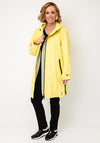 Etage Long Waterproof Rain Hooded Coat, Yellow