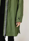 Etage Magic Print Waterproof Hooded Rain Jacket, Green