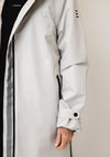 Etage Magic Print Waterproof Hooded Rain Jacket, Grey