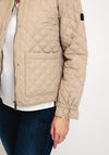 Etage Diamond Quilted Short Jacket, Sand