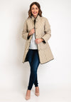 Etage Reversible Long Quilted Jacket, Army