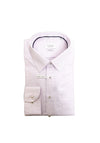 Eterna Chequered Comfort Fit Shirt, Purple