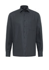 Eterna Mens Long Sleeved Micro Print Shirt, Black