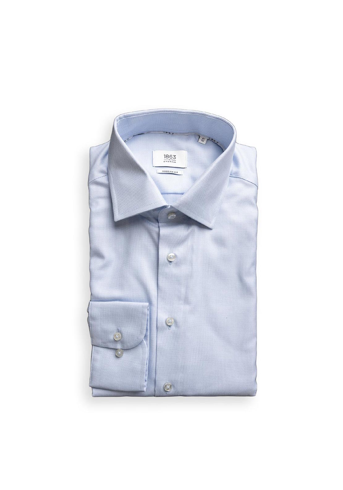 1863 by Eterna Modern Fit Shirt, Blue