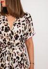 Eva Kayan Leopard Print Shirt Dress, Natural