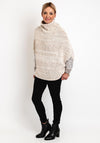 Eva Kayan Chunky Knit Long Sweater, Stone