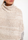 Eva Kayan Chunky Knit Long Sweater, Stone