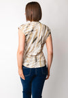 Eva Kayan Abstract Animal Print Vest Top, Beige