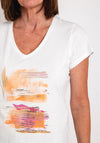 Eva Kayan Graphic Cotton T-Shirt, White